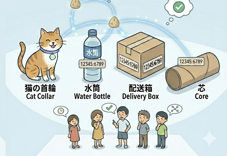 あらゆるモノにIPが割り当てられるイラスト